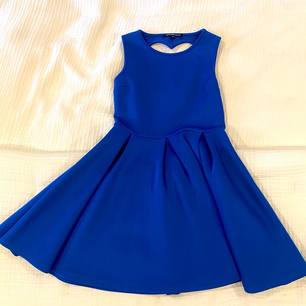 Royal blue girl’s party dress